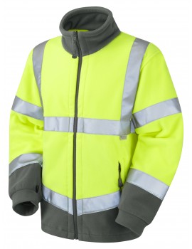 Leo HARTLAND - ISO 20471 Class 3 Fleece Jacket F01-Y High Visibility